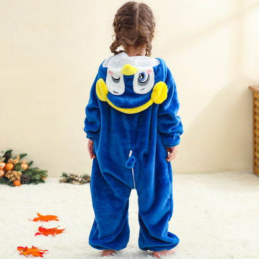 MICHLEY Baby Headphones Penguin Romper Soft Flannel Cool Costume