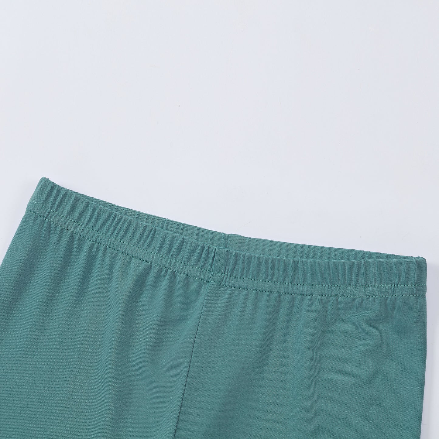 MICHLEY Kids Bamboo Viscose Pajamas Set Soft Stretchy Sleepwear (Green)