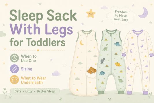 Sleep Sack With Legs for Toddlers: When to Use One, Sizing & What to Wear Underneath