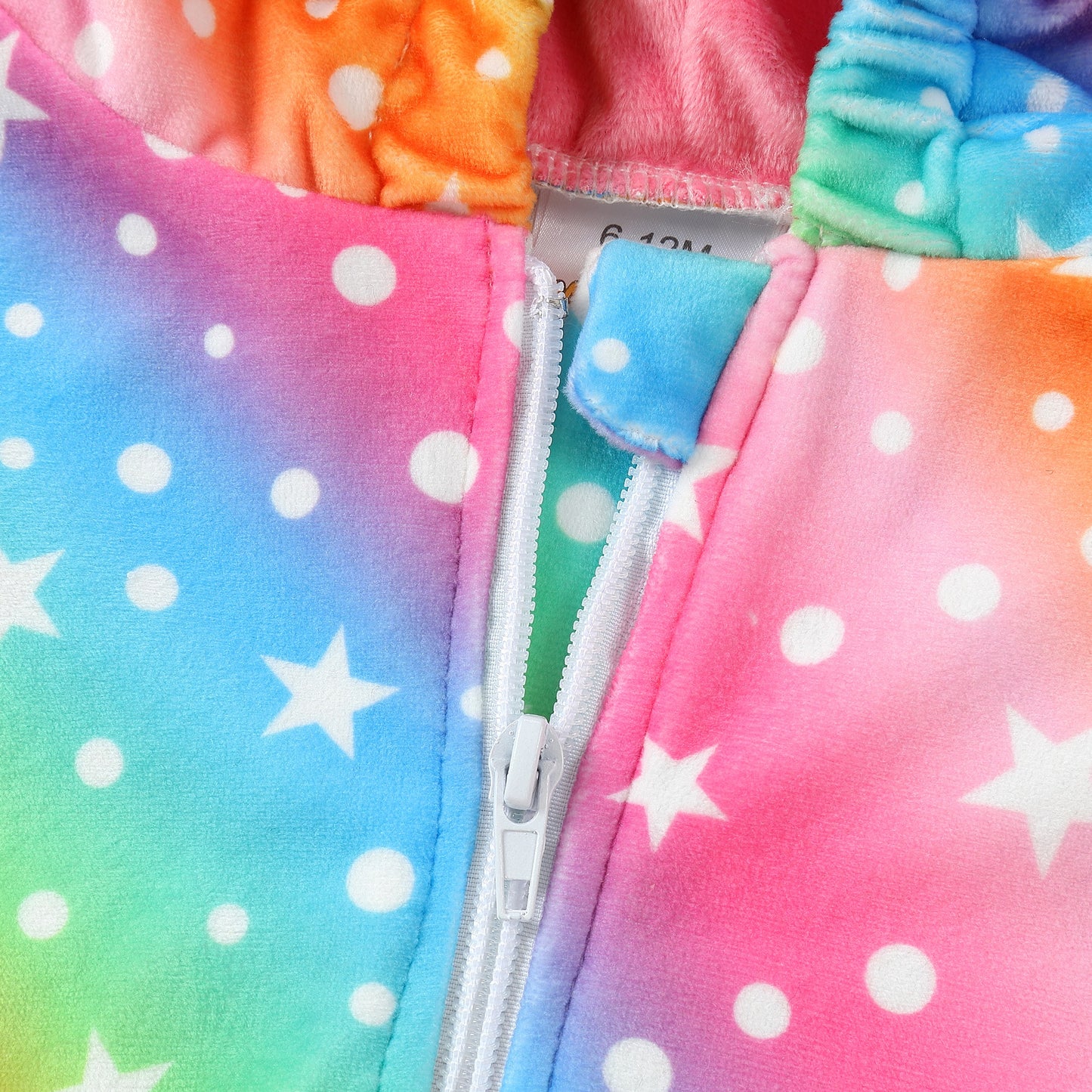 MICHLEY Baby Sleeveless Rainbow Unicorn Animal Hooded Romper Costume 0-24M