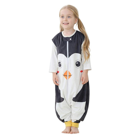 MICHLEY Baby Penguin Sleeping Sack with Feet Wearable Blanket