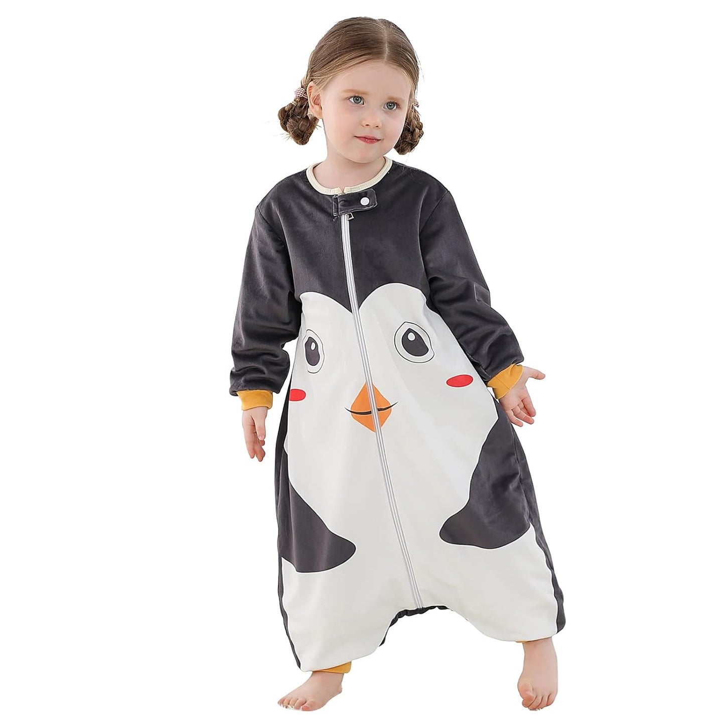 MICHLEY Baby Penguin Sleeping Sack with Feet Wearable Blanket