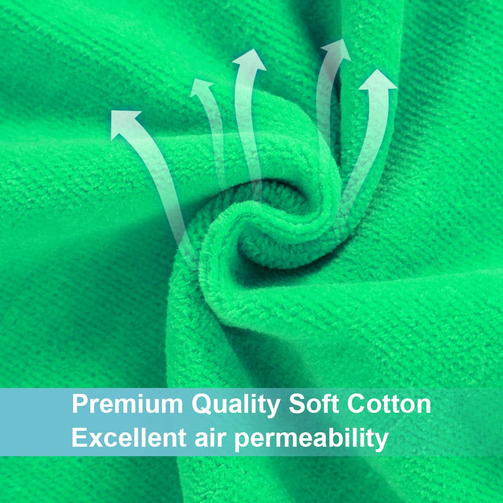 MICHLEY Green Dinosaur Baby Hooded Bath Towel Soft Beach Swimming Robe