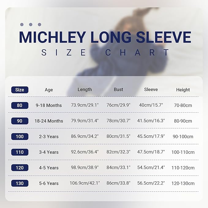 MICHLEY Kids Owl Sleep Sack – Blue Flannel Wearable Pajamas with Legs