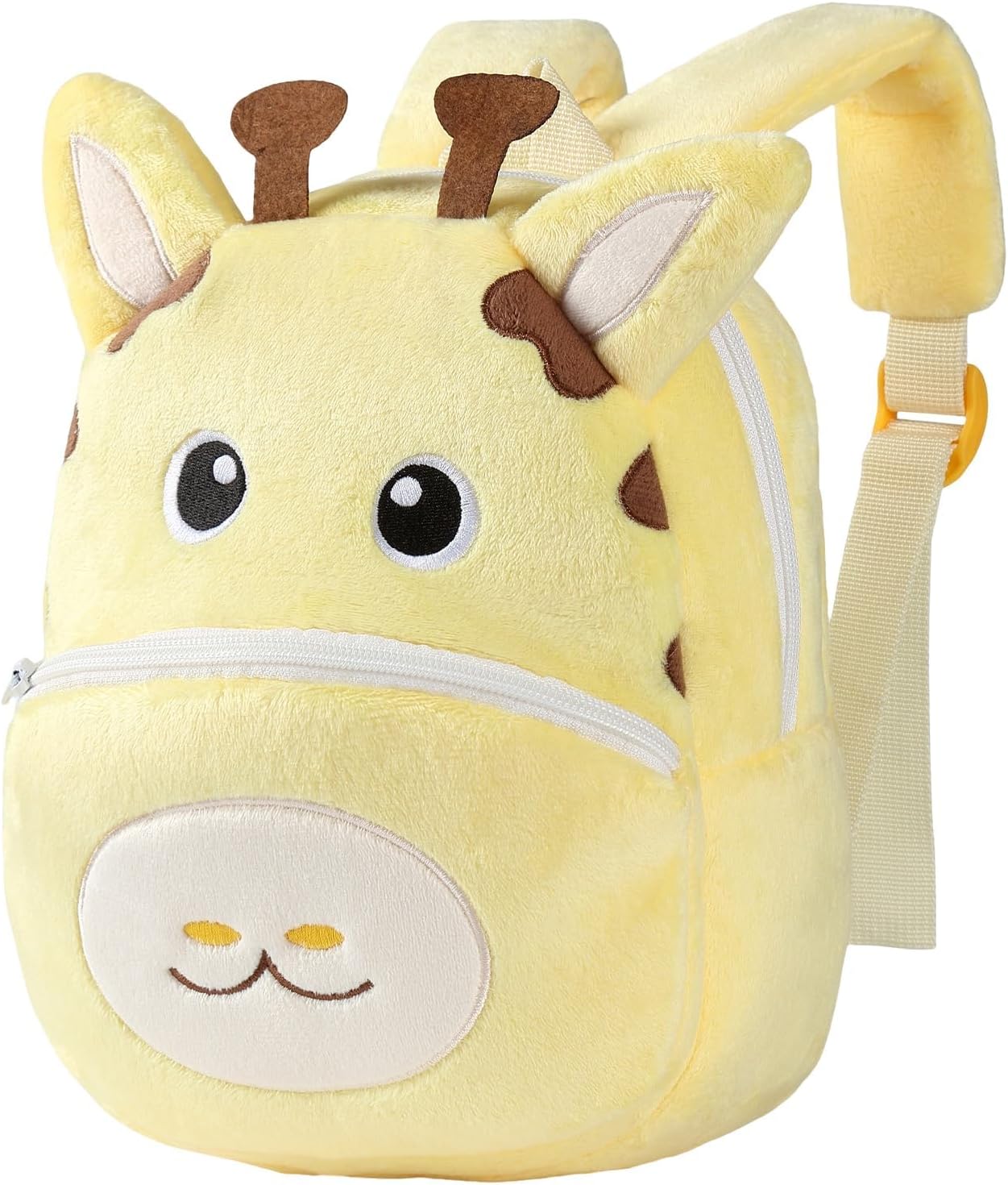 MICHLEY Kids Giraffe Plush Animal Backpack Soft Kindergarten School Bag