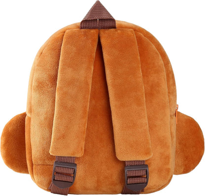 MICHLEY Kids Cute Crown Monkey Animal Backpack Mini Daycare Travel Bag