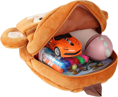 MICHLEY Kids Cute Crown Monkey Animal Backpack Mini Daycare Travel Bag