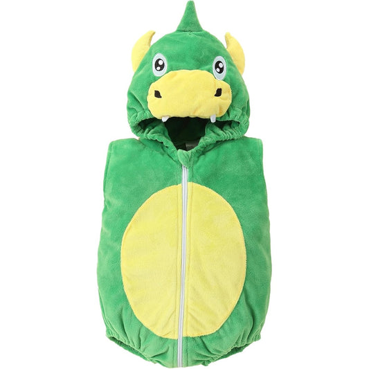 MICHLEY Baby Sleeveless Dinosaur Animal Hooded Romper Halloween Costume