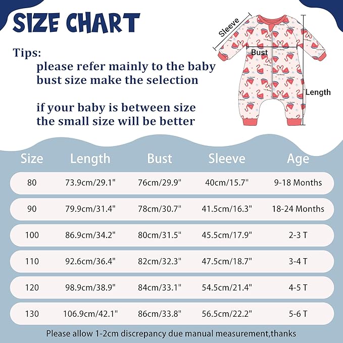 MICHLEY Pink Flamingo Toddler Flannel Sleeping Sack with Feet