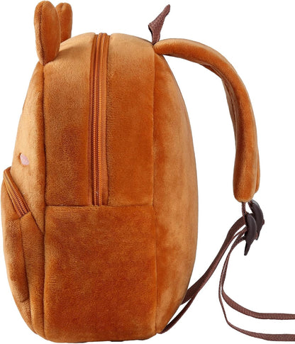 MICHLEY Kids Cute Brown Capybara Animal Backpack Mini Daycare Travel Bag
