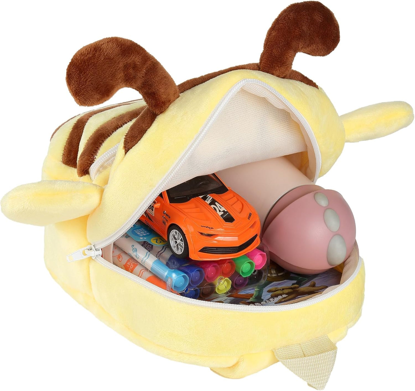 MICHLEY Kids Cute Bee Animal Backpack Lightweight Mini Daycare Travel Bag