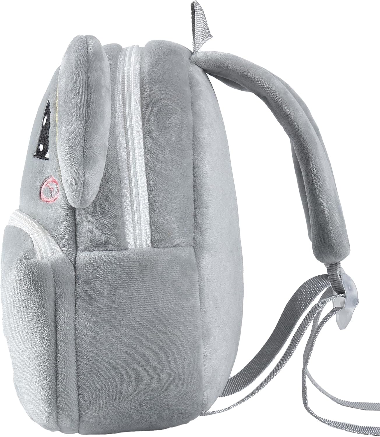 MICHLEY Kids Cute Gray Elephant Animal Backpack Mini Daycare Travel Bag