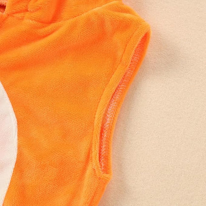 MICHLEY Baby Sleeveless Fox Animal Hooded Romper Unisex Halloween Costume 0-24M
