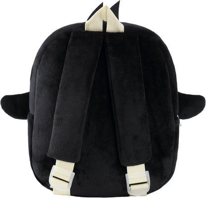 MICHLEY Kids Cute Black Penguin Animal Backpack Mini Daycare Travel Bag