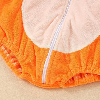 MICHLEY Baby Sleeveless Fox Animal Hooded Romper Unisex Halloween Costume 0-24M