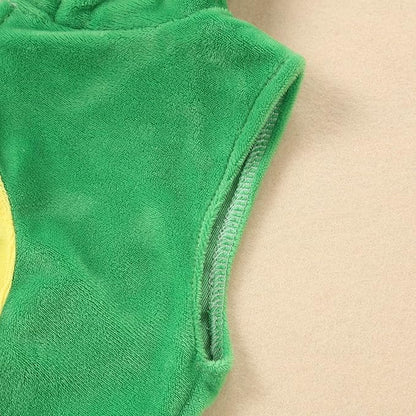 MICHLEY Baby Sleeveless Dinosaur Animal Hooded Romper Halloween Costume