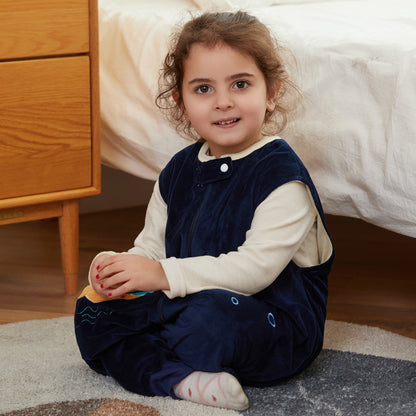 MICHLEY Dragon Toddler Sleeveless Sleeping Bag Winter Polyester Wearable Blanket