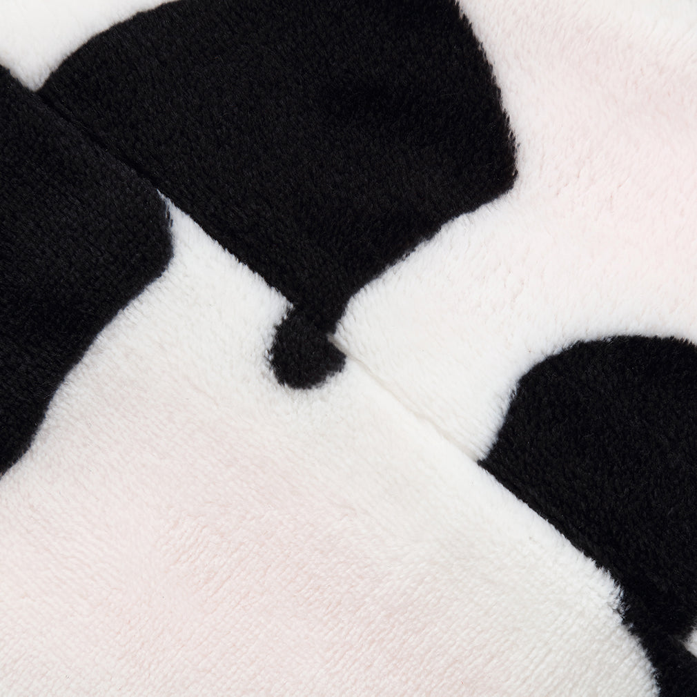 MICHLEY Baby Cow Costume | Flannel Hooded Animal Romper