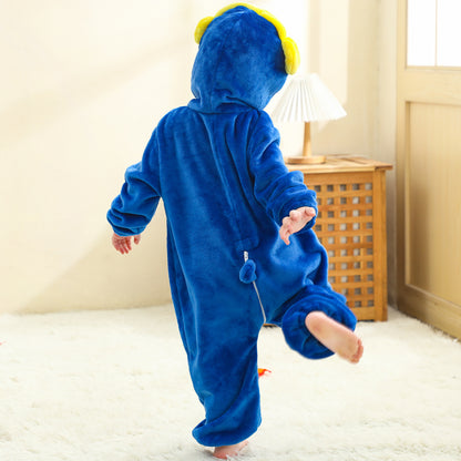 MICHLEY Baby Headphones Penguin Romper Soft Flannel Cool Costume