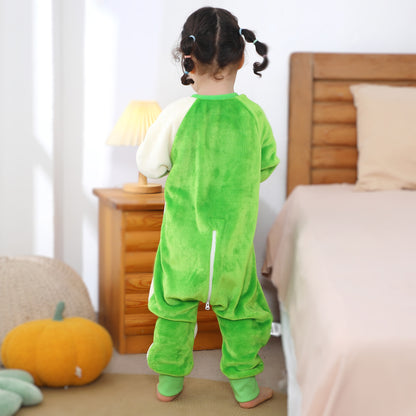 MICHLEY Kids Dinosaur Sleeping Bag Flannel Wearable Pajamas for Toddlers