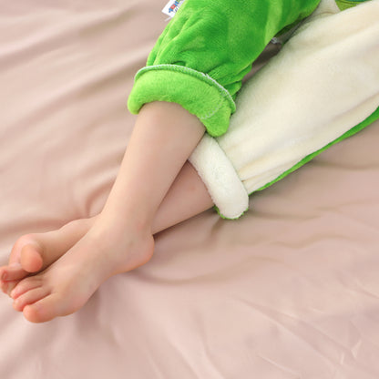 MICHLEY Kids Dinosaur Sleeping Bag Flannel Wearable Pajamas for Toddlers