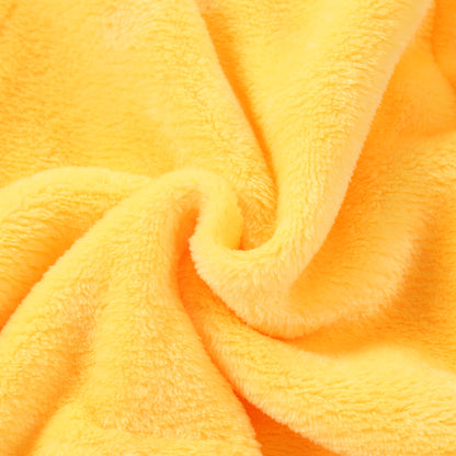 MICHLEY Yellow Duckling Toddler Flannel Sleep Sack with Feet