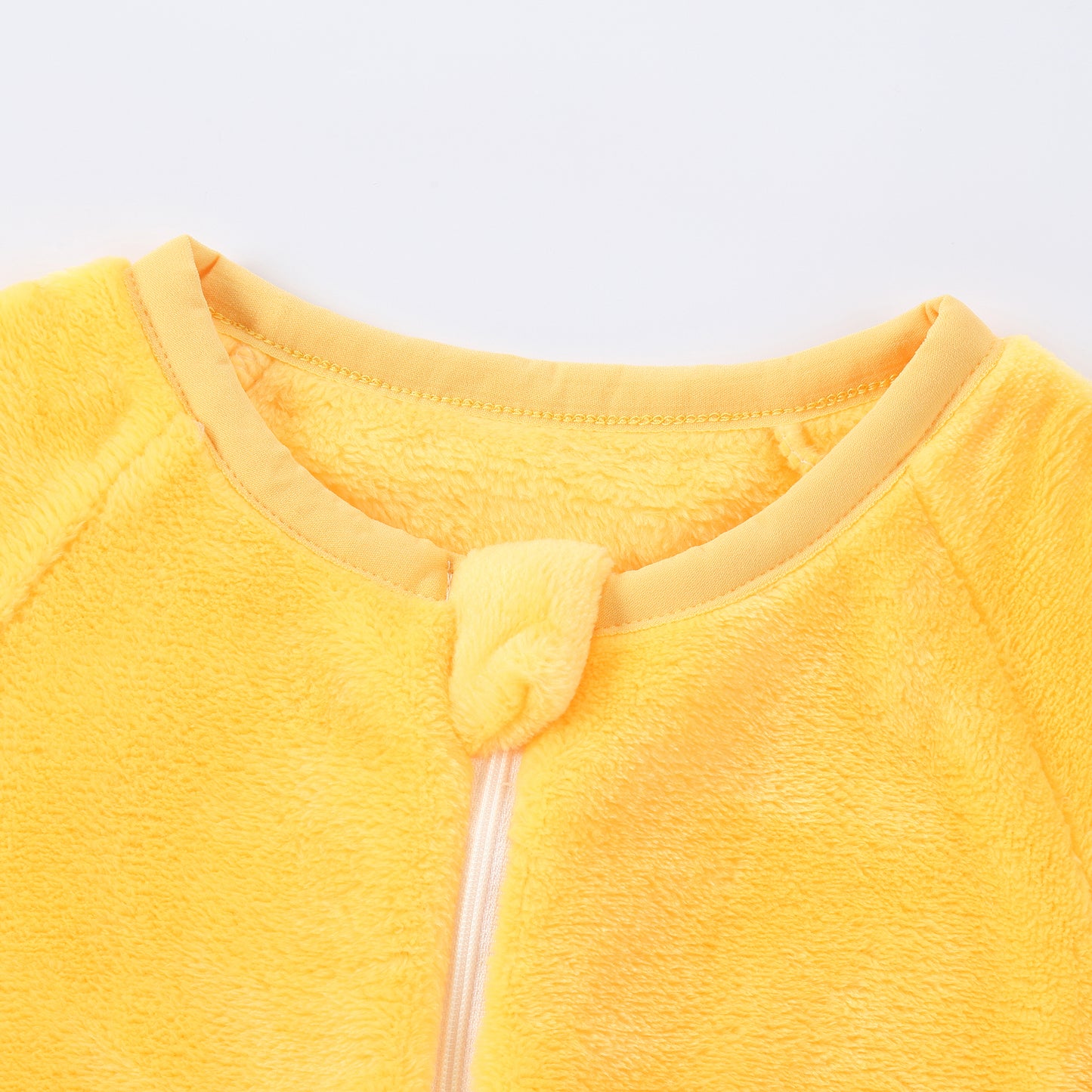 MICHLEY Yellow Duckling Toddler Flannel Sleep Sack with Feet