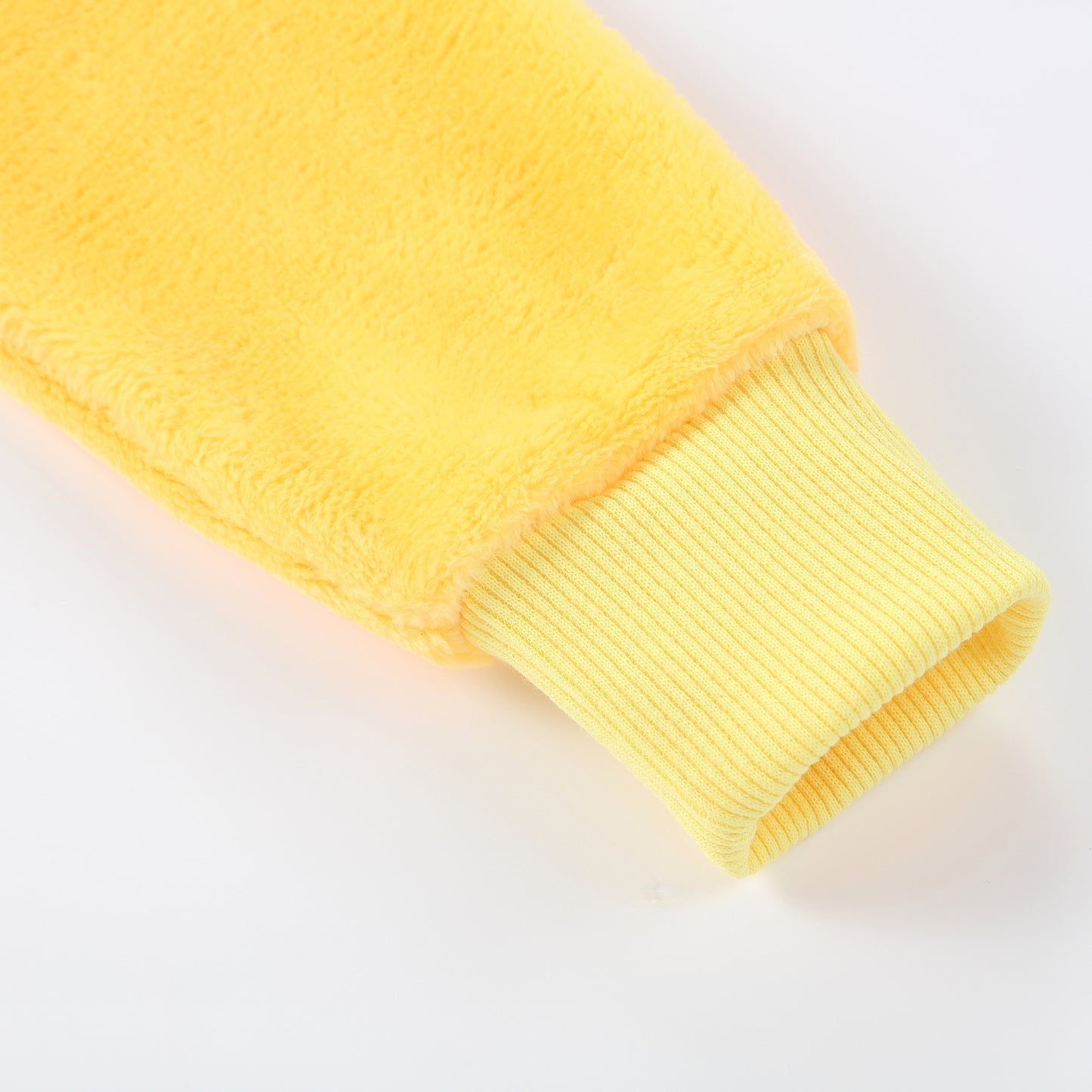 MICHLEY Yellow Duckling Toddler Flannel Sleep Sack with Feet