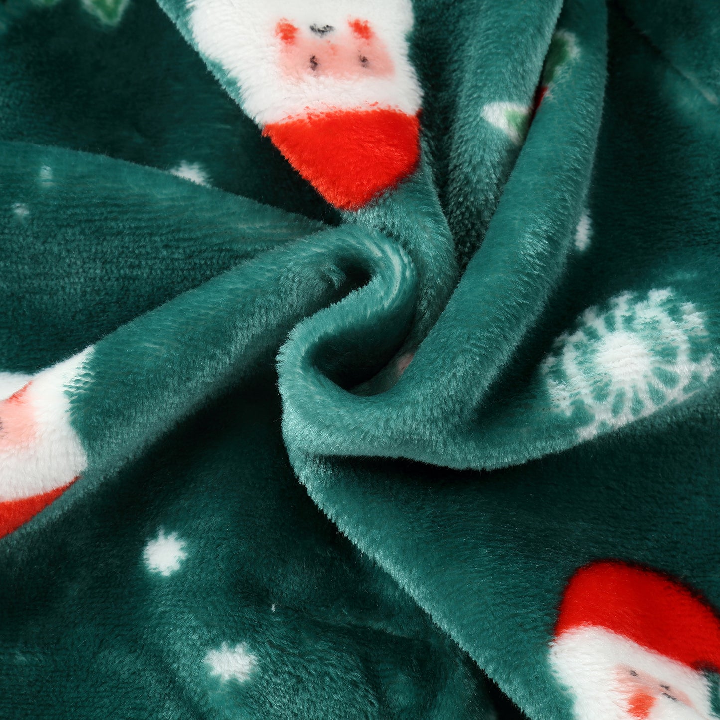 MICHLEY Christmas Santa Toddler Flannel Sleeping Sack with Feet