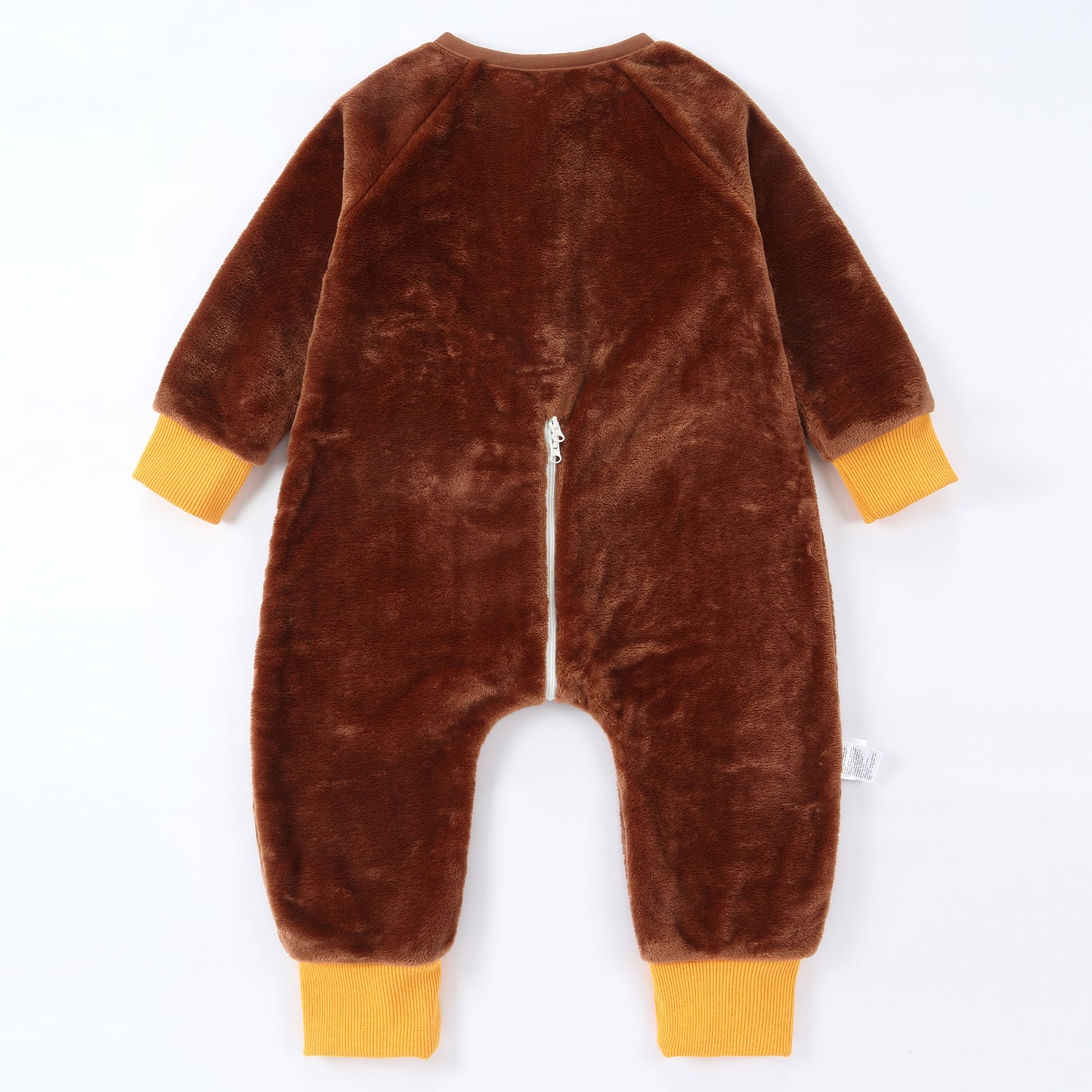MICHLEY Brown Capybara Toddler Flannel Sleep Bag with Feet