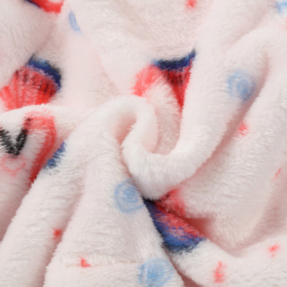 MICHLEY Pink Flamingo Toddler Flannel Sleeping Sack with Feet