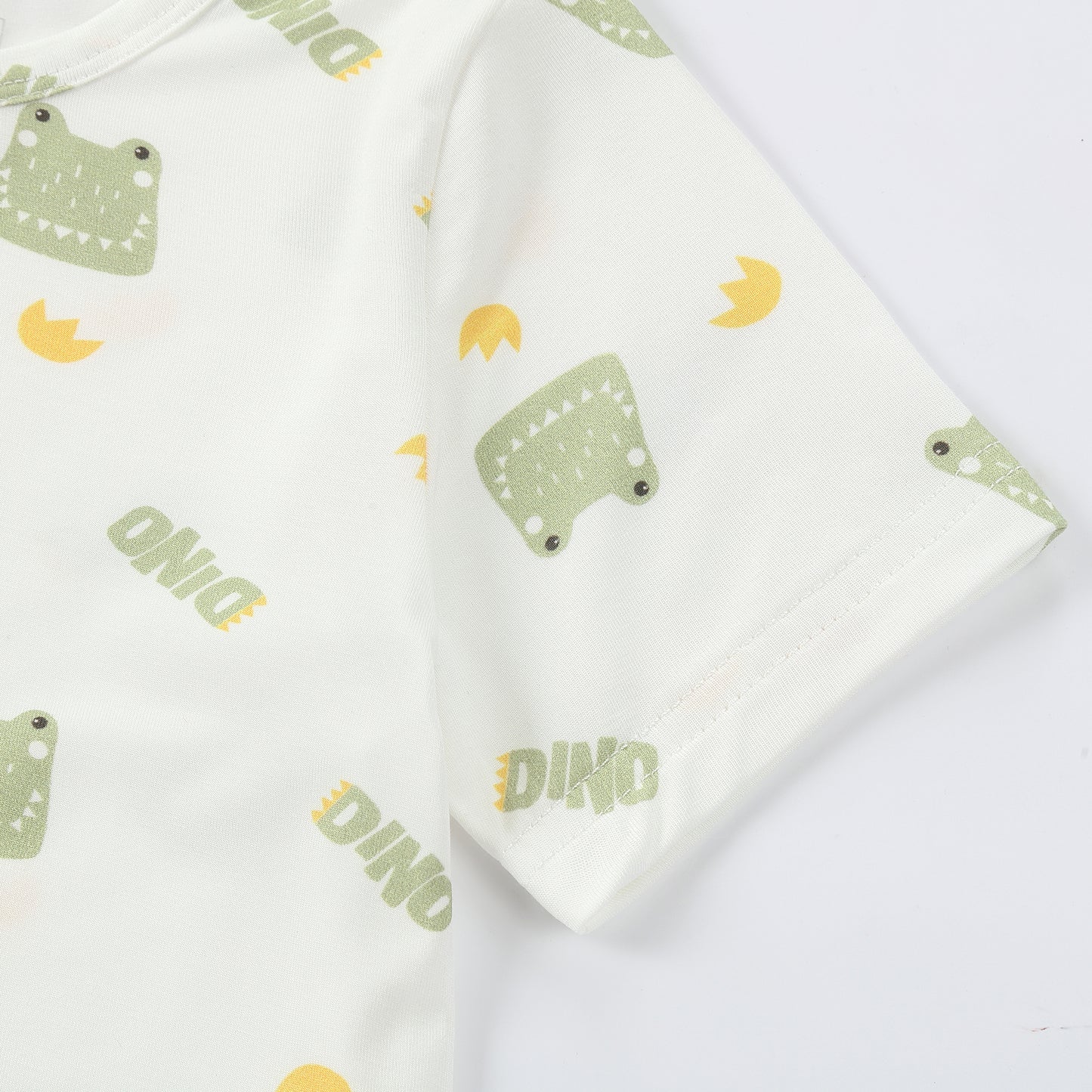 MICHLEY Kids Bamboo Viscose Pajamas Set Soft Stretchy Sleepwear (Frog)
