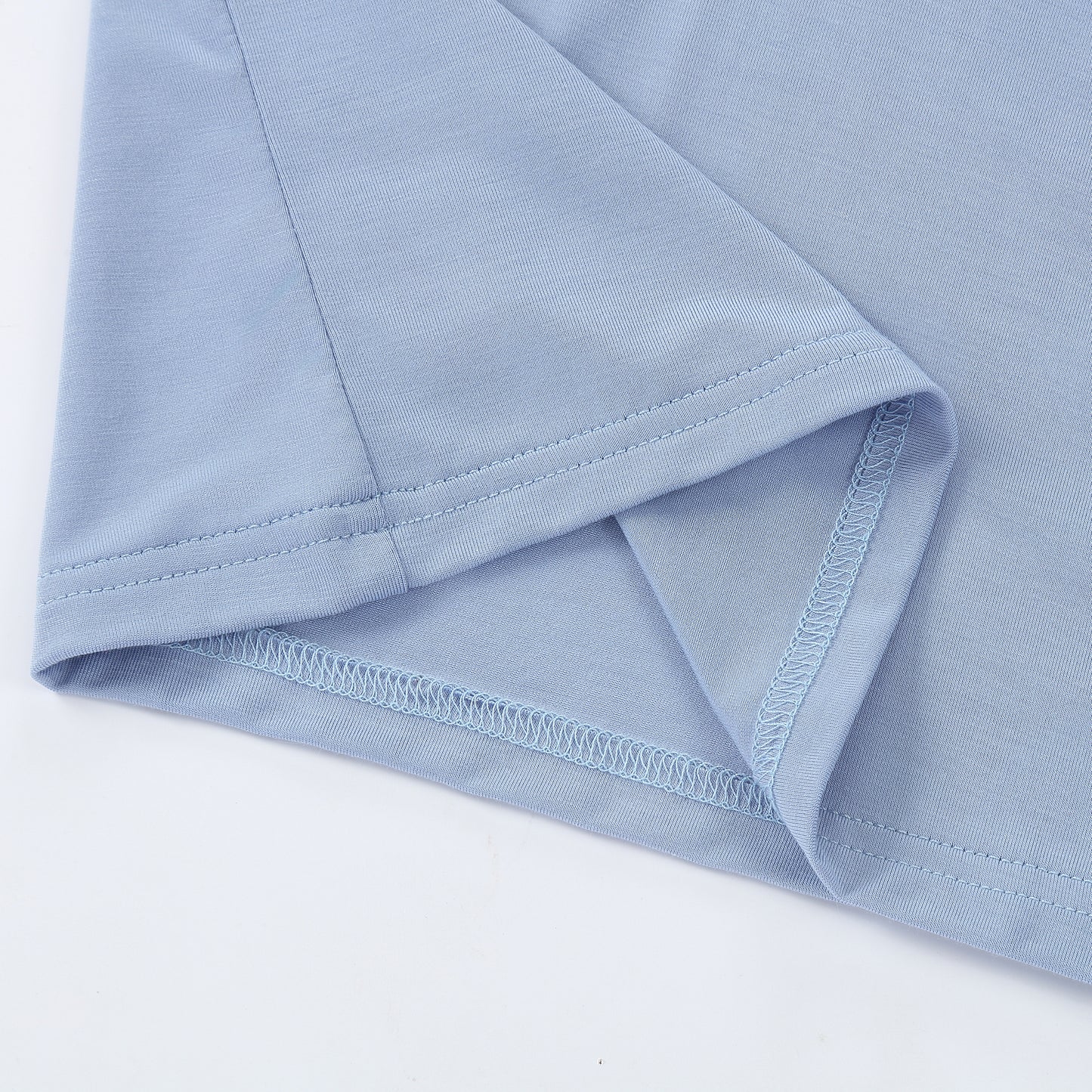 MICHLEY Kids Bamboo Viscose Pajamas Set Soft Stretchy Sleepwear (Blue)