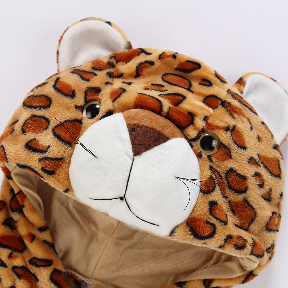 MICHLEY Baby Leopard Costume | Exotic Animal Romper & Chic Onesie