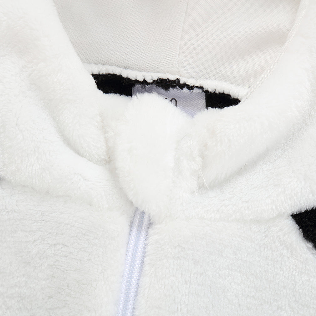 MICHLEY Baby Panda Costume | Flannel Animal Onesie & Romper