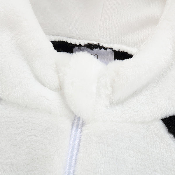 MICHLEY Baby Panda Costume | Flannel Animal Onesie & Romper