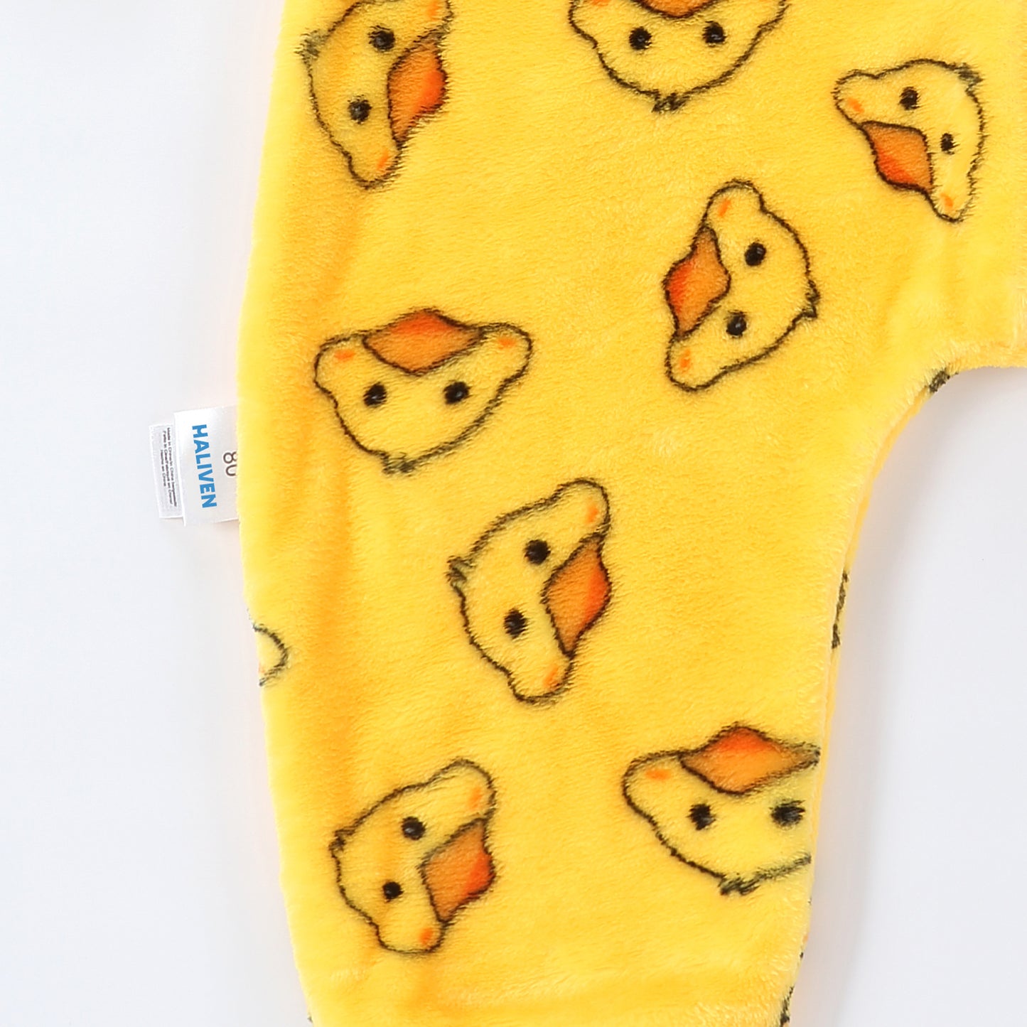 Haliven Cute Yellow Duck Toddler Flannel Sleep Sack with Feet